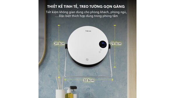 Quạt sưởi treo tường nhà tắm Fujihome FHB5000