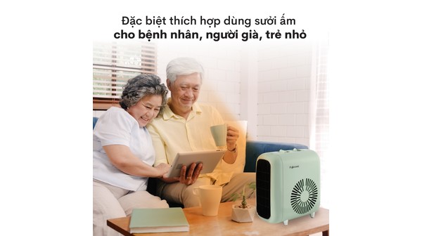 Quạt sưởi gốm mini FUJIHOME FH1200