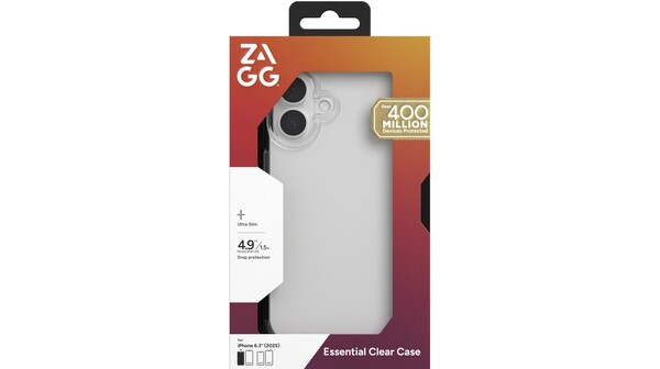 Ốp lưng iPhone 17 ZAGG ESNTL Clear