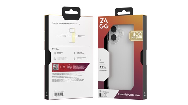 Ốp lưng iPhone 17 ZAGG ESNTL Clear