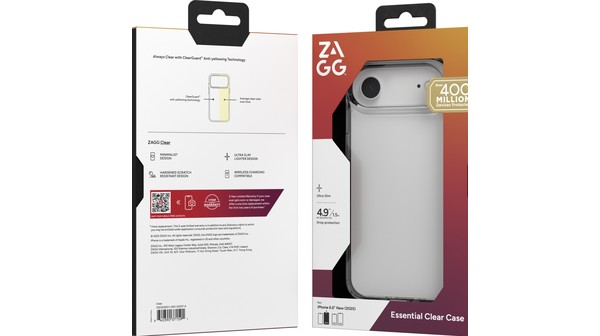 Ốp lưng iPhone 17 Air ZAGG ESNTL Clear