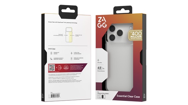 Ốp lưng iPhone 17 Pro ZAGG ESNTL Clear