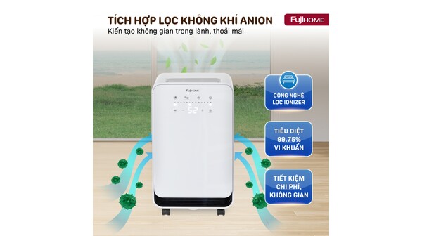 Máy hút ẩm Fujihome 12 lít DH12NEW