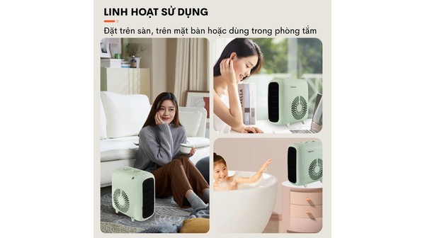 Quạt sưởi gốm mini FUJIHOME FH1200