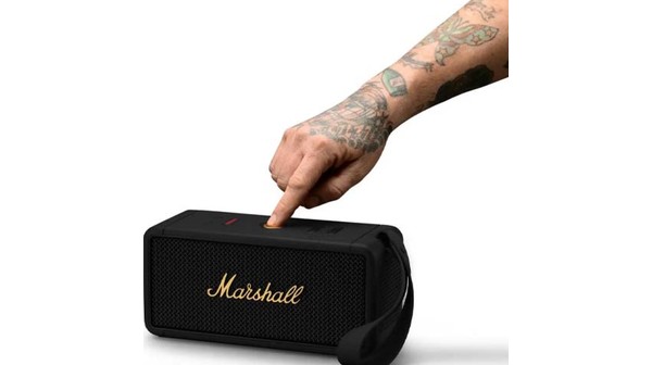 Loa di động Marshall Middleton Black & Brass