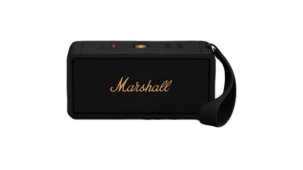Loa di động Marshall Middleton Black & Brass