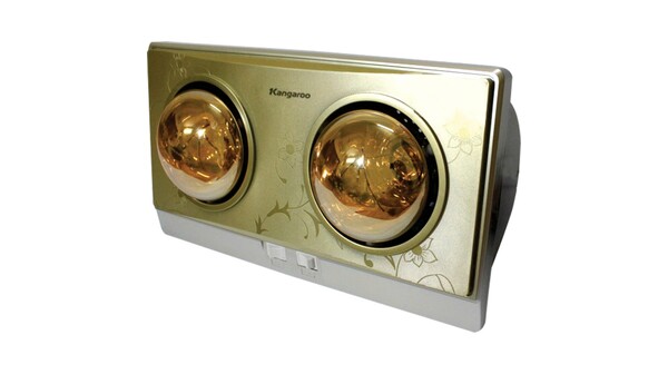 Đèn sưởi nhà tắm 2 bóng Kangaroo KGWH02T