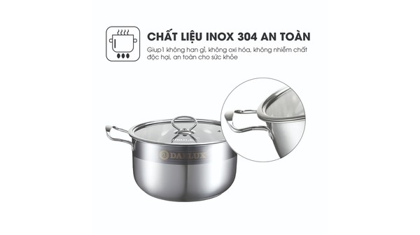 Nồi inox cao cấp Daelux DXSP-GS3