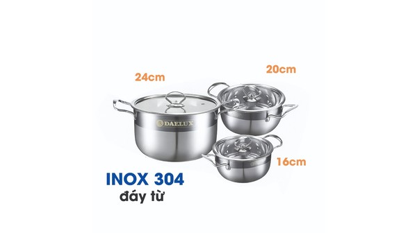 Nồi inox cao cấp Daelux DXSP-GS3