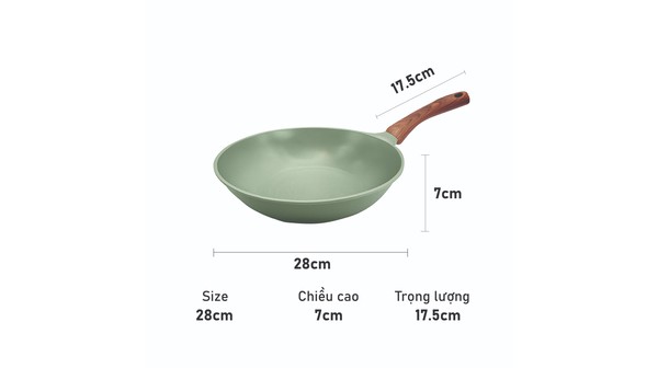 Chảo cạn Daelux Platinum K 28cm DLP-28IH