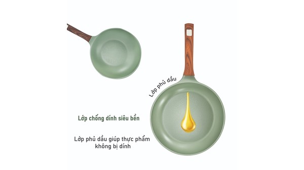 Chảo sâu Daelux Platinum K 28cm DLWK-28IH