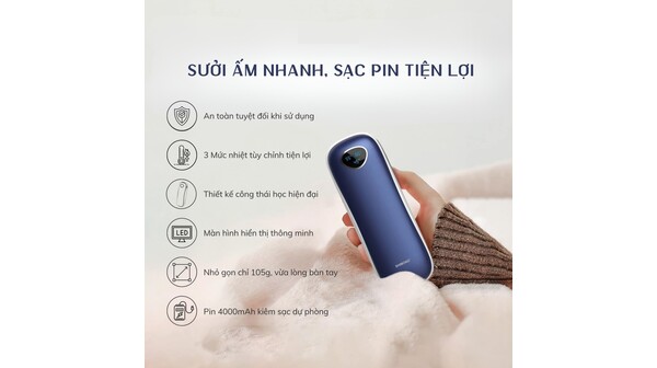 Máy sưởi cầm tay Shimono SM-WMP16 Pro