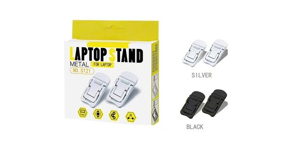 Giá đỡ laptop Dudukan di động đa năng Đen