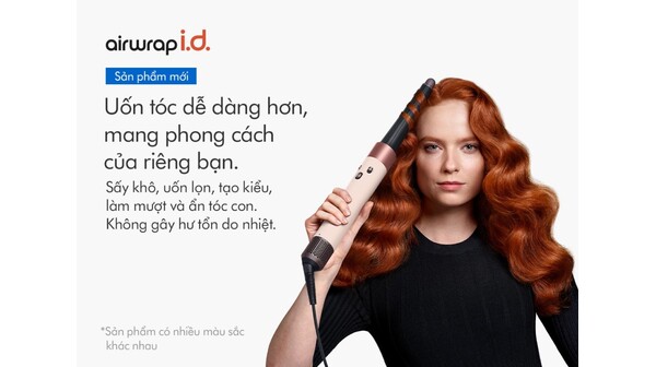 Máy tạo kiểu tóc Dyson Airwrap Straight+Wavy HS08 (Amber silk/Pink champagne)