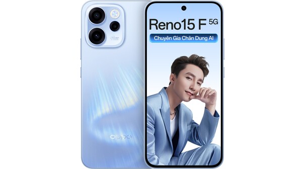 Điện thoại OPPO Reno15 F 8GB/256GB Xanh Nhạt