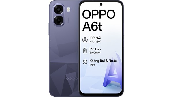 Điện thoại OPPO A6T 4GB/64GB Tím