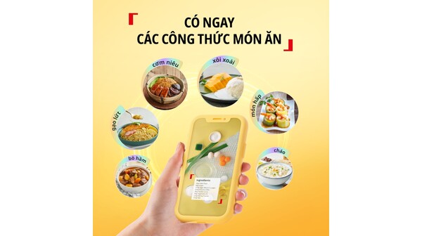 Nồi cơm điện tử mini Tefal 0.72 lít RK535TY0 Cam Đất
