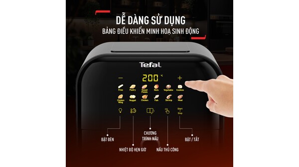 Nồi chiên không dầu Tefal 6 lít EY821868