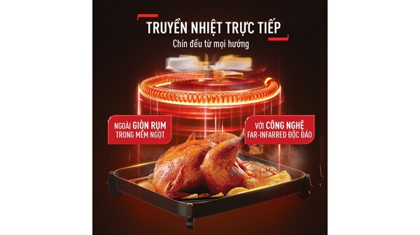Nồi chiên không dầu Tefal 6 lít EY821868