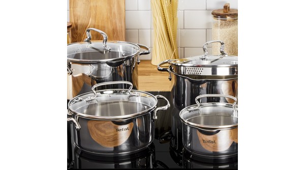 Bộ 5 nồi inox cao cấp Tefal Duetto Plus G719SA55