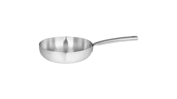 Chảo inox 3 lớp nguyên khối miệng rót Green Cook 20cm GCP254-20IH