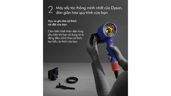 Máy sấy tóc Dyson Supersonic Nural™ HD16 (Xanh phổ/ Đồng)