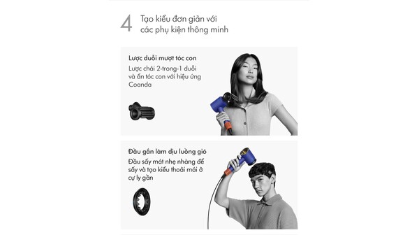 Máy sấy tóc Dyson Supersonic Nural™ HD16 (Xanh phổ/ Đồng)