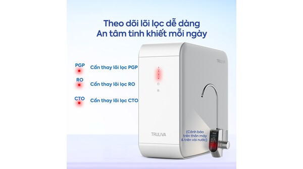 Máy lọc nước Truliva 3 lõi UR5840