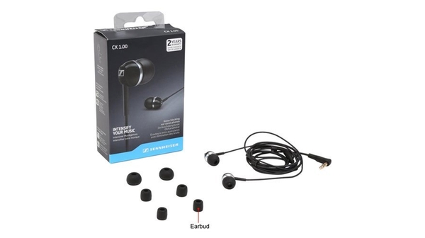Hộp Tai nghe Sennheiser CX1.00 đen