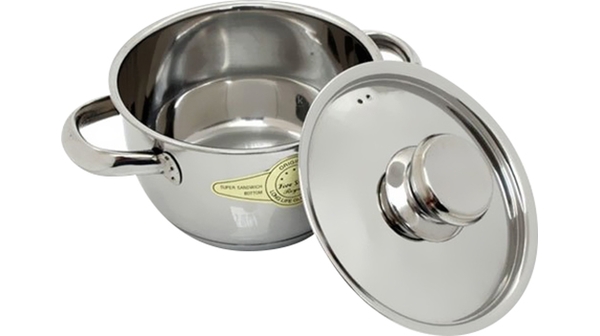 BỘ COOL 3 NỒI FIVESTAR 3 ĐÁY NẮP INOX FS06C-1 NẮP RỜI