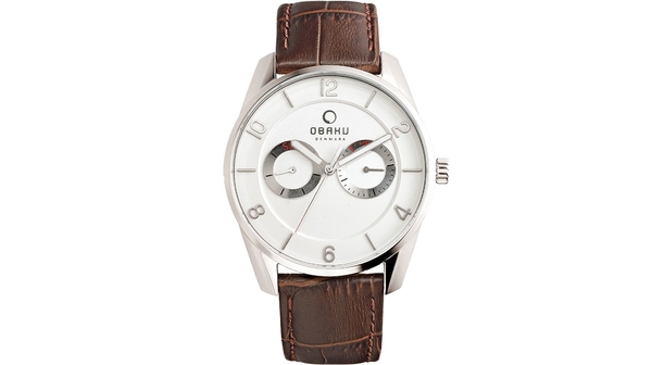 Đồng hồ đeo tay Obaku V171GMCIRN có thiết kế hiện đại, nam tính