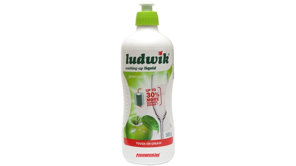 Nước rủa chén Ludwik hương táo 500G chất lượng