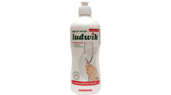 Nước rửa chén Ludwik không kích ứng 500G được làm từ nguyên liệu cao cấp, không gây kích ứng da