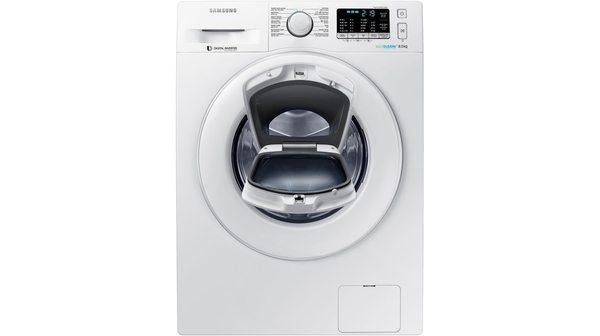 Máy giặt Samsung Addwash 8kg WW80K5410WW/SV có lồng giặt kim cương thế hệ 2 - giặt sạch hơn, bảo vệ sợi vải tốt hơn