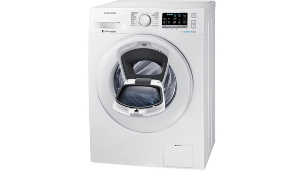 Máy giặt Samsung Addwash 8kg WW80K5410WW/SV với cơ chế Eco Drum Clean giúp làm sạch lồng giặt, loại bỏ chất bẩn bám vào lồng giặt