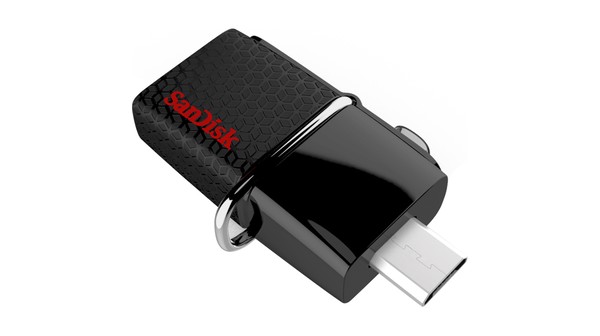 USB 3.0 SanDisk 16GB Ultra Dual Drive nằm ngang