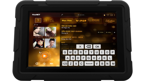 Máy tính bảng Hanet Smartlist 2016 chuyên dụng cho hát karaoke, giá tốt hấp dẫn tại nguyenkim.com