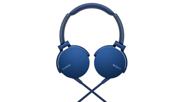Tai nghe Sony MDRXB550APLCE màu xanh giá tốt tại Nguyễn Kim
