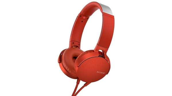 Tai nghe Sony MDRXB550APRCE màu đỏ phong cách thời trang trẻ trung