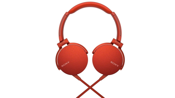 Tai nghe Sony MDRXB550APRCE màu đỏ giá ưu đãi tại Nguyễn Kim