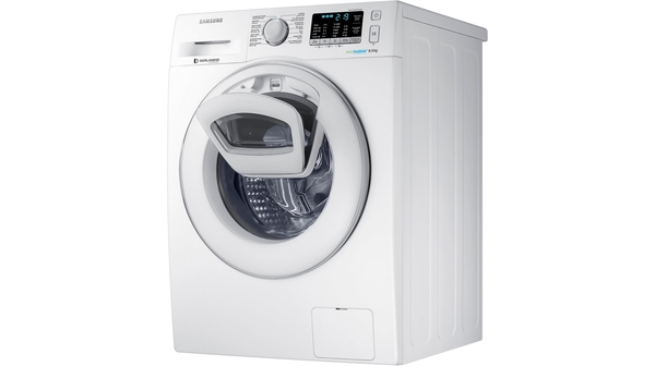 Máy giặt Samsung Addwash 8kg WW80K5410WW/SV có thể thêm đồ khi đang giặt với cửa phụ Add Door