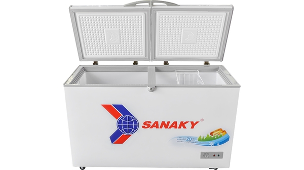 Tủ đông Sanaky 410 lít VH-5699HY mặt chính diện tủ mở