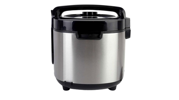 nồi cơm điện Philips 2 lít HD3128 có vỏ ngoài được làm từ kim loại cao cấp, không gỉ sét