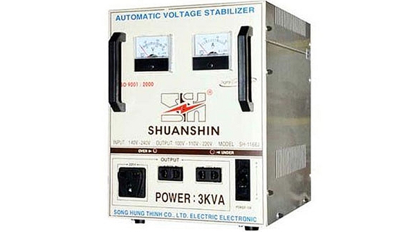 Ổn áp Shuanshin 3KVA SH-1168J công suất 3kVA giá rẻ tại Nguyễn Kim
