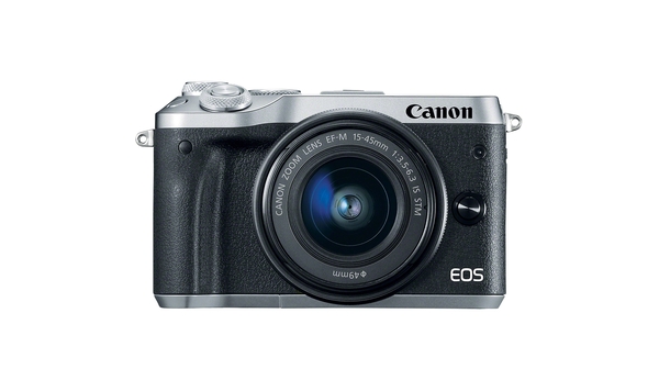 Máy ảnh Canon EOS M6 KIT 15-45MM màu bạc giá tốt Nguyễn Kim