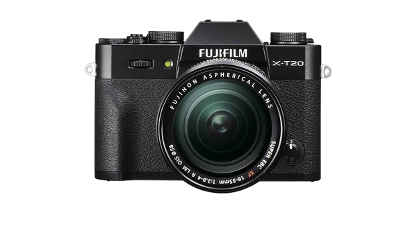 Máy ảnh FujifilmX-T20/18-55MM B đen có thiết kế hiện đại