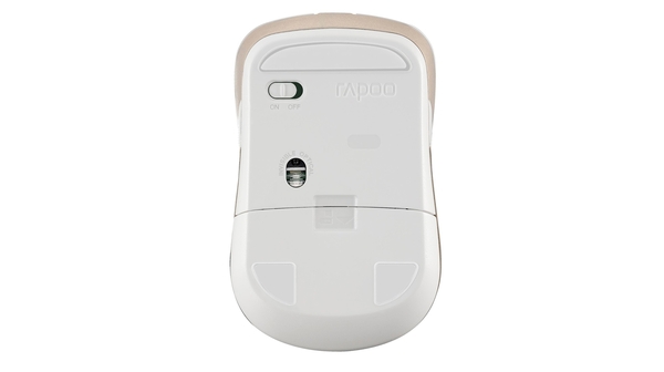 Chuột vi tính quang không dây Rapoo 6610 màu vàng thời lượng pin sử dụng lâu dài, bền bỉ