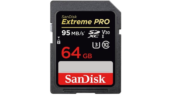 Thẻ nhớ 64GB Extreme Pro V30 SDXC Sandisk giá tốt tại Nguyễn Kim