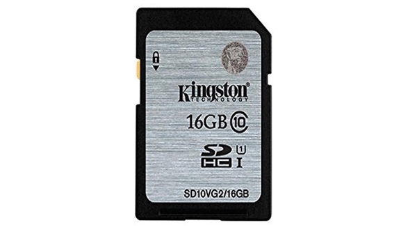 Thẻ nhớ Kingston 16GB SDHC Class 10 UHS-I SD10VG2 tốc độ truy xuất dữ liệu cao