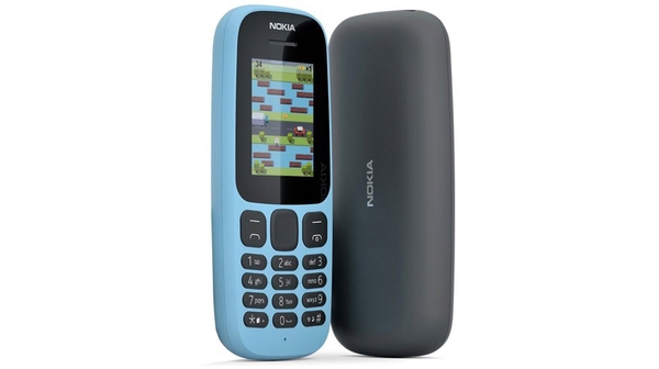 Điện thoại Nokia 105 Single SIM màu xanh tiện dụng